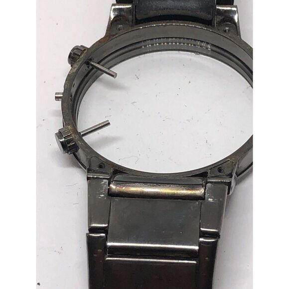 Authentic Fossil Links Watch Used Parts Crystal Case 48mm Full Band 23mm Bb516 - Picture 7 of 7